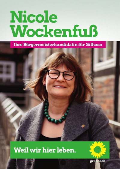 Nicole Wockenfuß
Büegermeisterkandidatin für Gifhorn